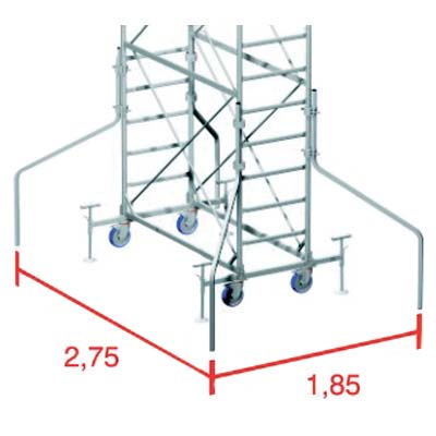 Barre Stabilizz X Trabattello Grim Eu 75 Marchetti